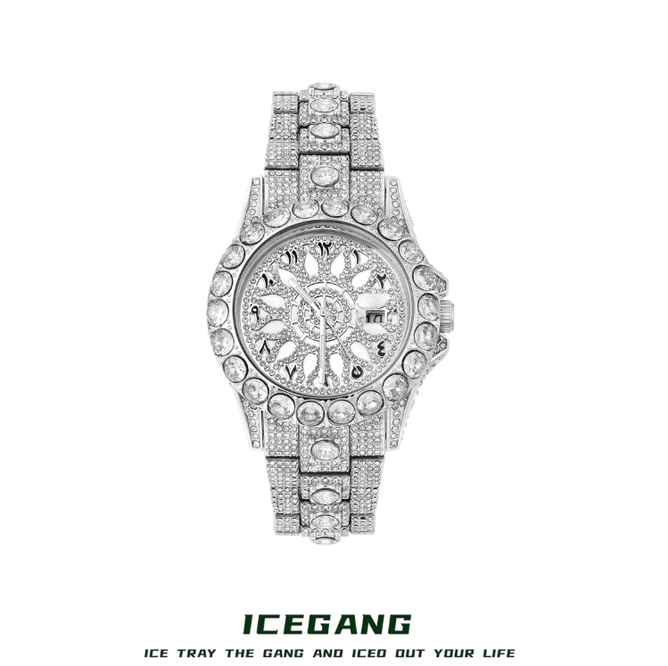 ICEGANG white kaleidoscope watch