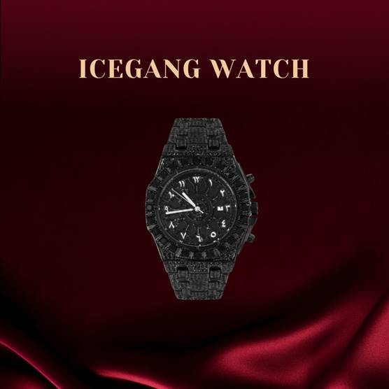 ICEGANG black kaleidoscope watch