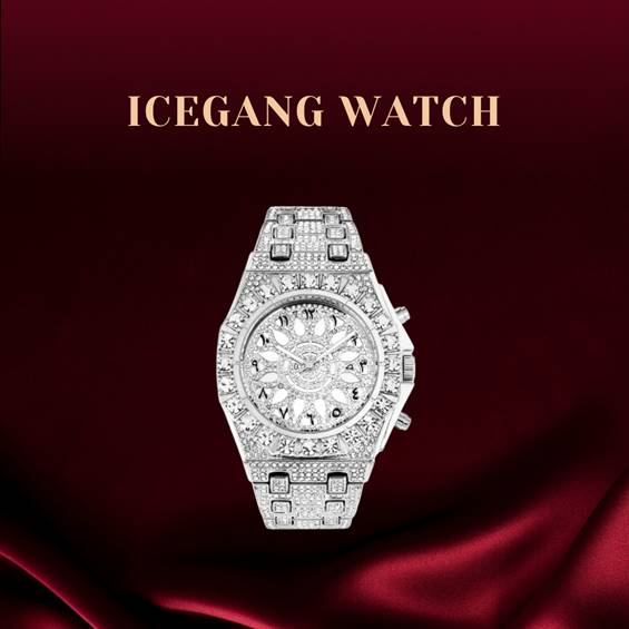 ICEGANG white kaleidoscope watch